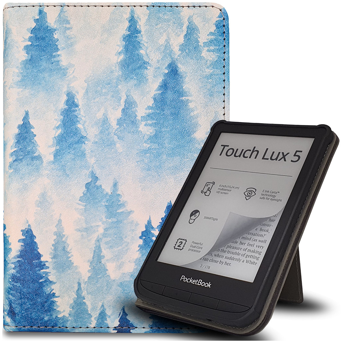 Фото - Чохол для ел. книги PocketBook Smartcase Obudowa Etui -  Color / Touch Hd 3 / Lux 4 / Lux 5 