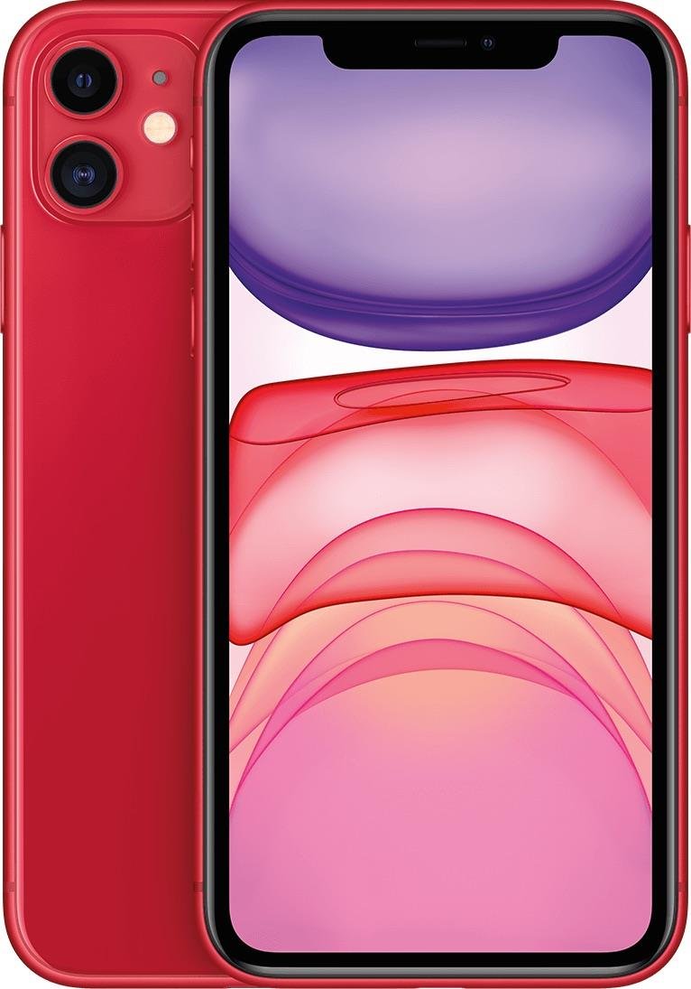 Smartfon Apple iPhone 11, 4/64 GB, czerwony - Apple | Sklep