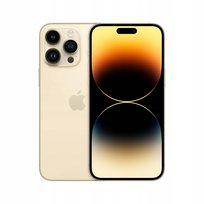Smartfon Apple iPhone 14 Pro Max 6 GB / 128 GB 5G eSIM BATERIA 100% złoty Inna marka