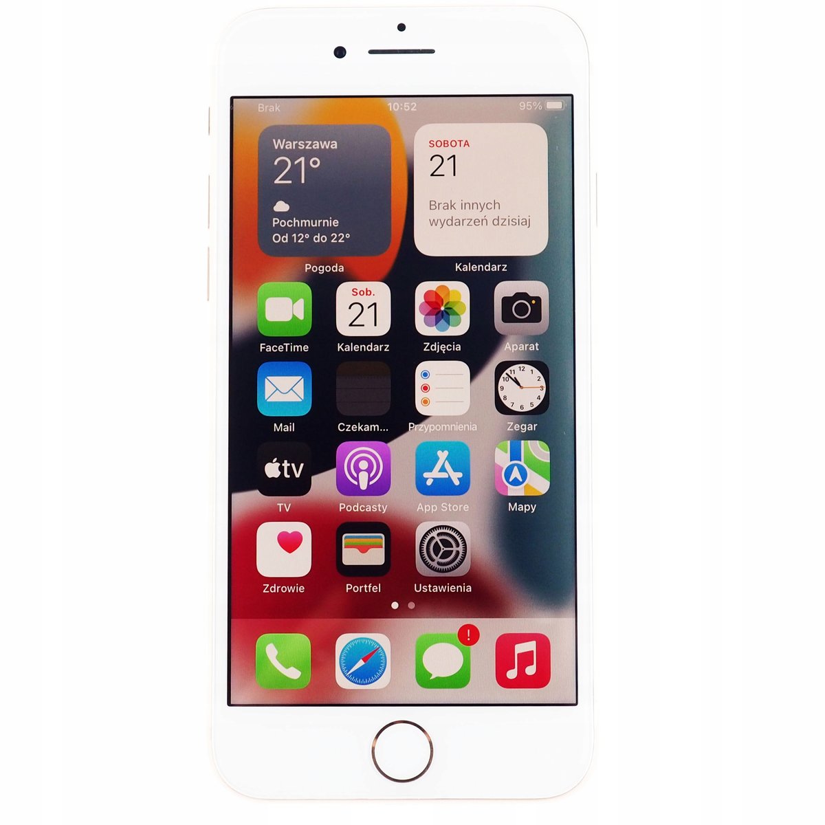 SMARTFON APPLE IPHONE 8 64GB ZŁOTY BATERIA 100% TELEFON ORYGINALNY