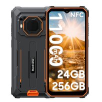Smartfon Blackview BV6200 Plus 8GB/256GB 11000mAh UMS9230 T606 Wodoodporność IP68 NFC Pomarańczowy