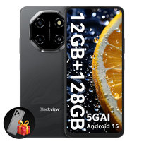 Smartfon Blackview SHARK 6 4GB/128GB 5000mAh 5G LTE Unisoc T820 120Hz Android 15 Czarny
