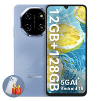 Smartfon Blackview SHARK 6 4GB/128GB 5000mAh 5G LTE Unisoc T820 120Hz Android 15 Niebieski