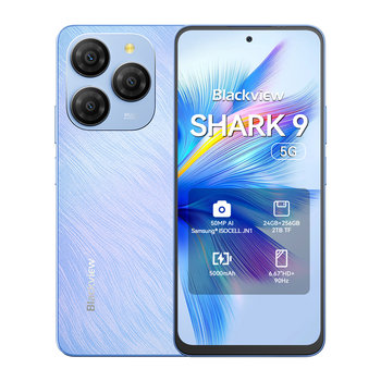 Smartfon Blackview SHARK 9 8GB/256GB 5000mAh 5G LTE Unisoc T820 Android 14 Niebieski - Blackview