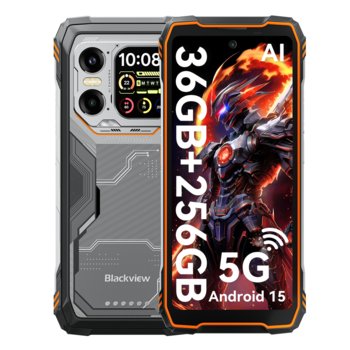 Smartfon Blackview XPLORE 1 12GB/256GB 20000mAh 5G LTE MT8791V Wodoodporność IP69 NFC Pomarańcza - Blackview