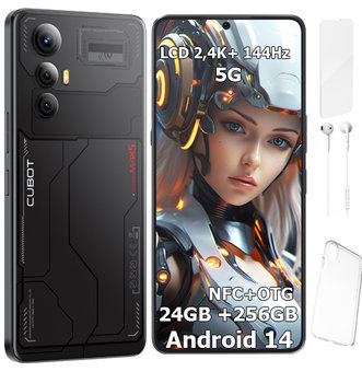Smartfon CUBOT MAX 5  24/256GB NFC DUAL SIM  5G 4G 6,95" OTG + ETUI - Cubot