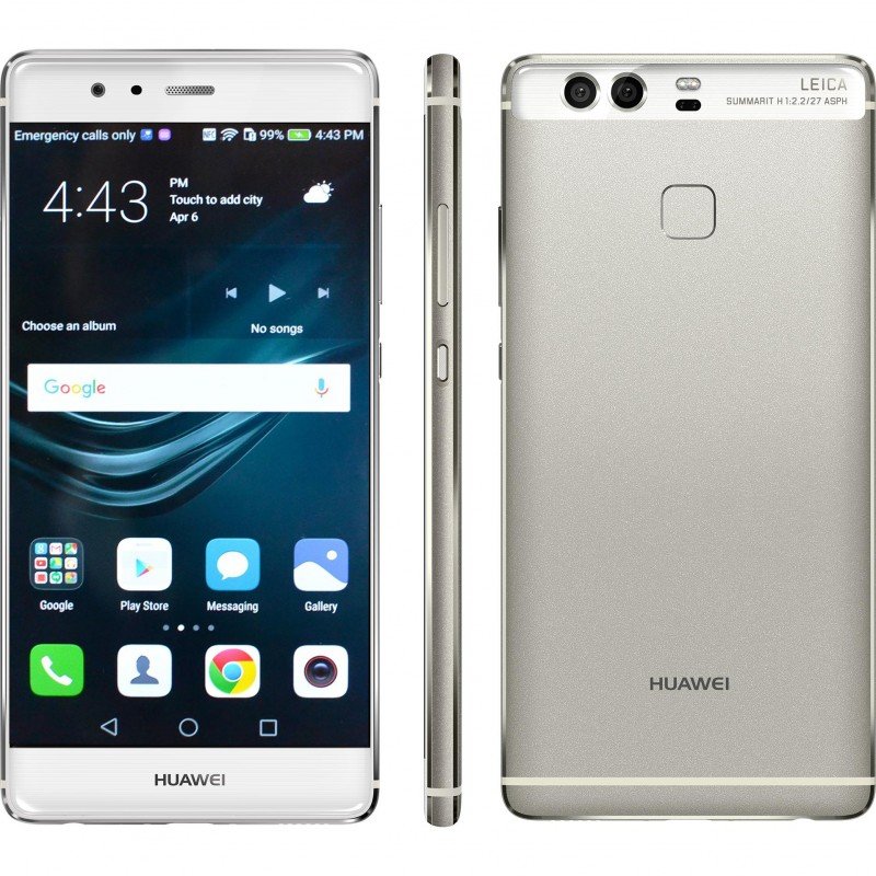 Smartfon Huawei Ascend P9, 3/32 GB, srebrny