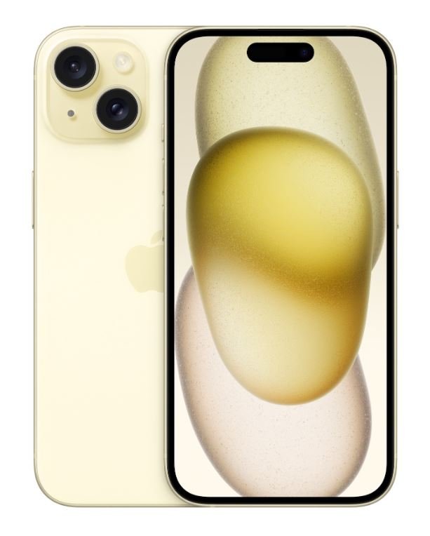 Smartfon iPhone 15 128GB 5G 6.1" Żółty