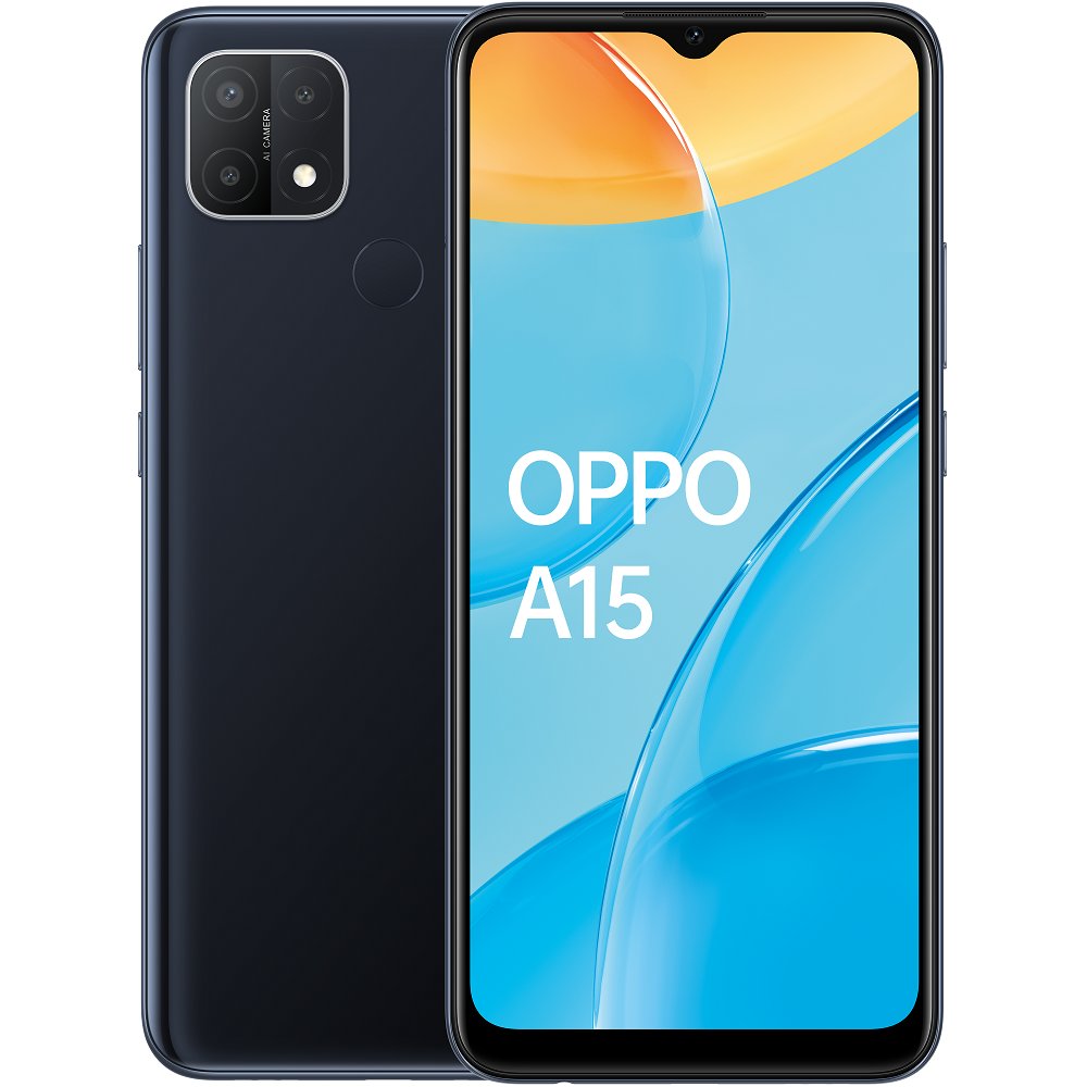 Smartfon Oppo A15, 2/32 GB, czarny - Oppo | Sklep EMPIK.COM