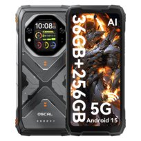 Smartfon OSCA TANK 1 12GB/256GB 20000mAh 5G LTE MT8791V Wodoodporność IP69 NFC Pomarańcza