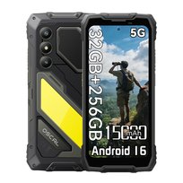 Smartfon OSCAL PILOT 5 8GB/256GB 15000mAh 5G LTE Unisoc T8100 Wodoodporność IP69 NFC Czarny
