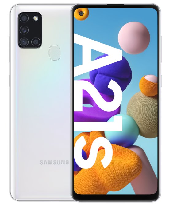Smartfon Samsung Galaxy A21s, 3/32 GB, biały