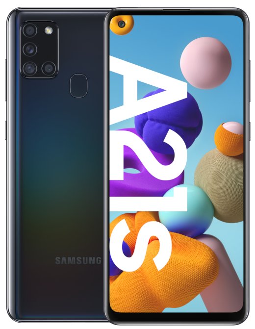 Smartfon Samsung Galaxy A21s, 3/32 GB, czarny