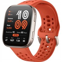 Smartwatch AMOLED 512 MB Wodoodporny Moduł GPS Amazfit Bip 6 Czerwony