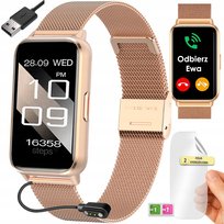 Smartwatch AMOLED z mikrofonem – Bluetooth Call, sport, powiadomienia