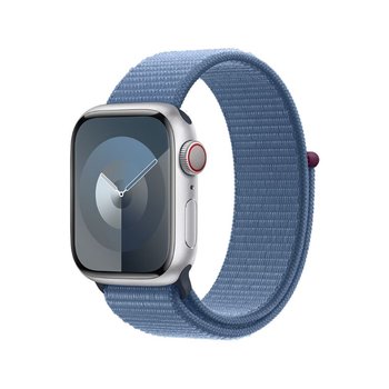 Smartwatch APPLE Watch 9 GPS 41mm koperta z aluminium + opaska sportowa (zimowy błękit) - Apple