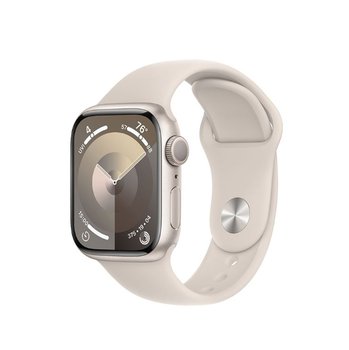 Smartwatch APPLE Watch 9 GPS + Cellular 41mm koperta z aluminium + pasek sportowy rozmiar M/L (księżycowa poświata) - Apple