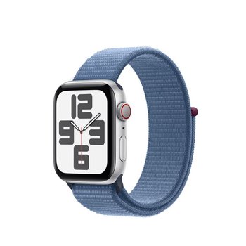 Smartwatch APPLE Watch SE 2gen GPS + Cellular 40mm koperta z aluminium + opaska sportowa (zimowy błękit) - Apple