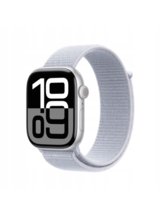Smartwatch Apple Watch Series 10 GPS 46 mm srebrny z paskiem Sport Loop