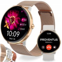 SMARTWATCH DAMSKI AMOLED FUNKCJA ROZMOWY SMS CIŚNIENIOMIERZ POMIAR TĘTNA
