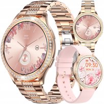 Smartwatch Damski Exclusive Ciśnienie Rozmowy Zegarek Dla Kobiety Menu Pl