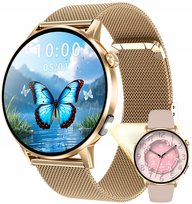 SMARTWATCH DAMSKI LATARKA AMOLED CIŚNIENIOMIERZ HRV POMIAR GLUKOZY ROZMOWY