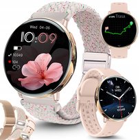 SMARTWATCH DAMSKI WODOODPORNY ZEGAREK MENU PL GPS AMOLED PULS SPORT TĘTNO