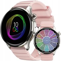 Smartwatch damski zegarek Amoled polskie menu rozmowy Zdrowie Sport Sen Sms JG Smart