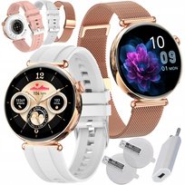 SMARTWATCH DAMSKI ZEGAREK KARDIOWATCH EKG CIŚNIENIE ROZMOWY SPORT MENU PL