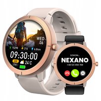 SMARTWATCH DAMSKI ZEGAREK WODOODPORNY GPS MENU PL AMOLED ROZMOWY PULS SPORT Nexano