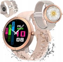 SMARTWATCH DAMSKI ZEGAREK WODOODPORNY GPS MENU PL ROZMOWY POMIARY SPORT
