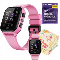 SMARTWATCH DLA DZIECI S30 ZEGAREK LOKALIZATOR GPS + KARTA SIM różowy Nicolas3D