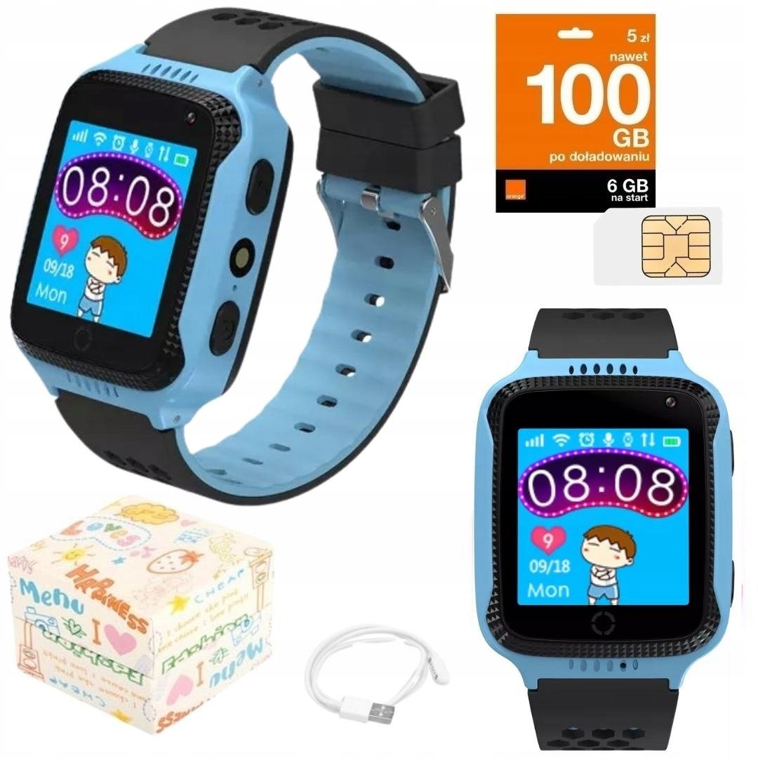 Фото - Смарт годинник Smart Watch Smartwatch Dla Dzieci Zegarek Gps Kroki Sen + Sim 