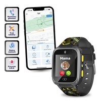 Smartwatch dla dziecka KiDiZ Fiber zółty