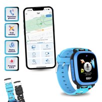 Smartwatch dla dziecka, Kidiz One, niebieski