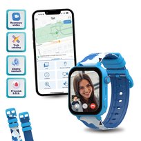 Smartwatch dla dziecka, Kidiz Premium, niebieski