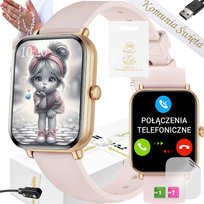 Smartwatch dla Dziecka Rozmowy BT Zdrowie Cukier Sport iOS Android Młodzieżowy Rubicon