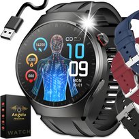 SMARTWATCH DLA SENIORA KARDIOWATCH EKG CUKIER HRV ROZMOWY SZKŁO MENU PL