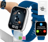 Smartwatch dziecięcy rozmowy Bluetooth | powiadomienia | tętno | kroki | sen | PL menu