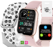 SMARTWATCH dziewczęcy Rubicon SMS KROKI POLSKIE MENU 2 PASKI W KOMPLECIE