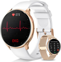 Smartwatch Ekg Zegarek Damski Bmi Pomiar Glukozy Amoled Rozmowy Ciśnienie