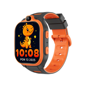 Smartwatch Forever GPS WiFi 4G Kids Boost KW-530 Pomarańczowy Android AI SOS IPS 2.0" nanoSIM 2Mpx G-Sensor IP67 GeoFencing VideoCall 800 mAh - TelForceOne S.A.