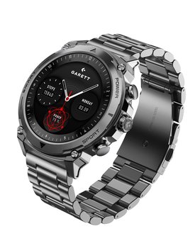 Smartwatch Garett Atom srebrny stalowy - Garett