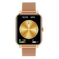 Smartwatch Garett GRC Classic, złoty stalowy