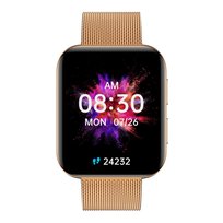 Smartwatch Garett GRC Maxx, złoty stalowy
