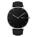 Smartwatch Garett Verona srebrno-czarny skórzany&nbsp;-&nbsp;Garett