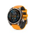 Smartwatch Garmin Fenix 8 AMOLED Sapphire Tytanowy pomarańczowy 47 mm&nbsp;-&nbsp;Garmin