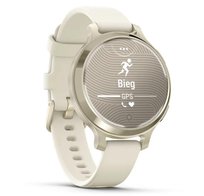 Smartwatch GARMIN Lily 2 Active Lunar Gold 38mm 010-02891-00 z paskiem silikonowym w kolorze Bone