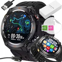 SMARTWATCH GPS RUBICON POLSKIE MENU ROZMOWY SPORT SMART WATCH MĘSKI