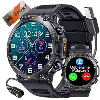 SMARTWATCH K56 PRO MĘSKI 360x360 ROZMOWY MENU PL WODOODPORNY SPORTOWY PULS - Inny producent